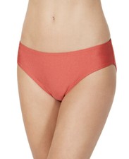 CALVIN KLEIN Classic Scoop Bikini Bottoms sz X-Large Spice Shimmer Pink Swimwear