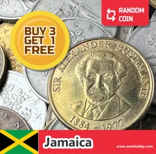 Jamaica Coin | 1 Random Collectible Old Jamaican Coin for Coin Collecting