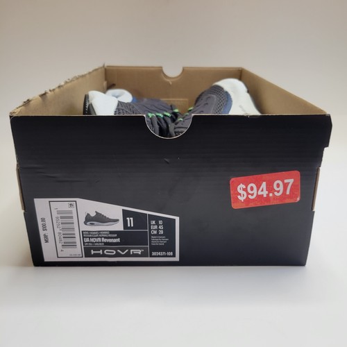 Under Armour HOVR Revenant Sport Style Gray Shoes Men's Size 11 - Picture 7 of 7