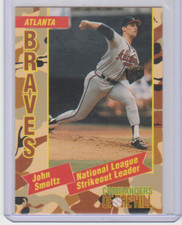 1993 Topps/Coca-Cola Commanders of the Hill #30 John Smoltz Atlanta Braves