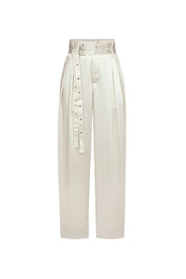 Kora Double Belted Satin Pant THE NOLI SHOP