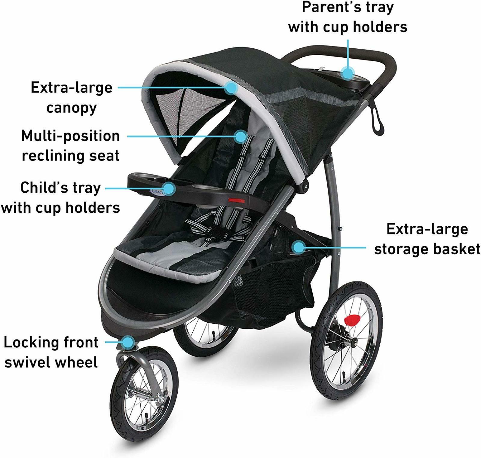 graco fastaction fold jogger xt travel system