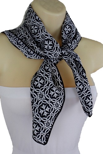 Fashion Scarf Necklace Soft Silk Fabric 