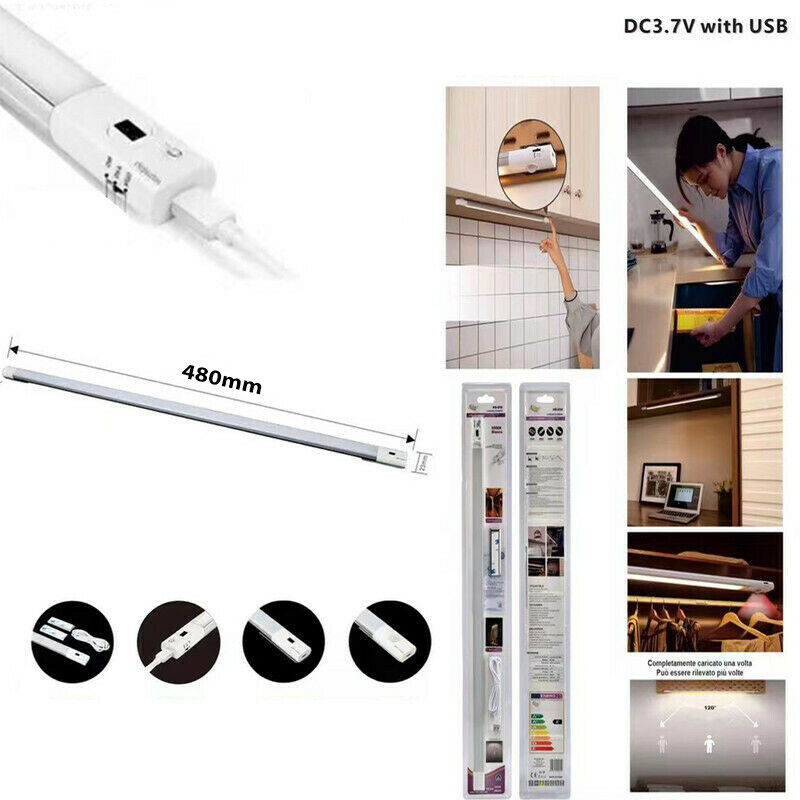 Luce Armadio LED Con Sensore Di Movimento, Illuminazione Notturna - Foto 7