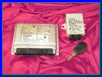 BMW Z3 3 5er E36 E46 E39 3.0i M54 MOTORSTEUERGERÄT SET DME MS43 EWS ZÜNDSCHLÜSSEL