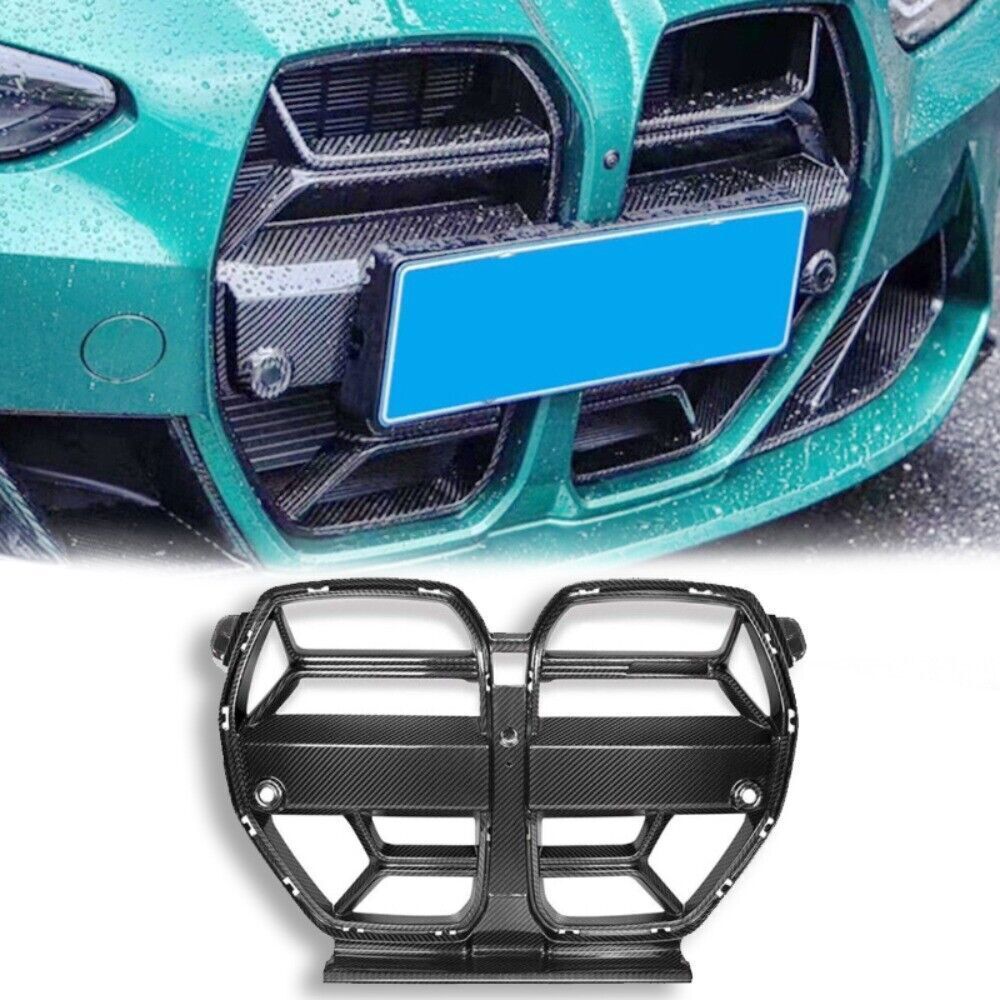 Real Dry Carbon Fiber CSL Nose Front Grille For BMW M3 G80 M4 G82 G83 21-24