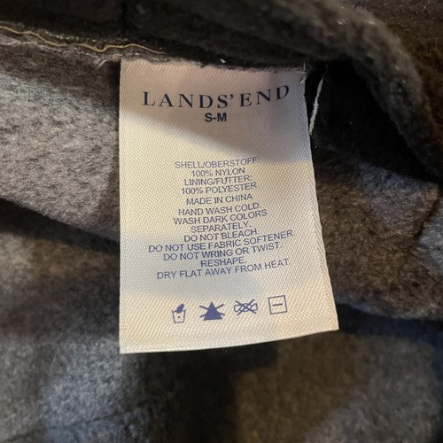 Land's End Mütze Fleece gefüttert Nylon khaki 5 Panel Gr. S/M - Bild 5 von 7