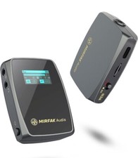 Mirfak WE10 Pro Dual Wireless Microphone System Transmitter Receiver Recording