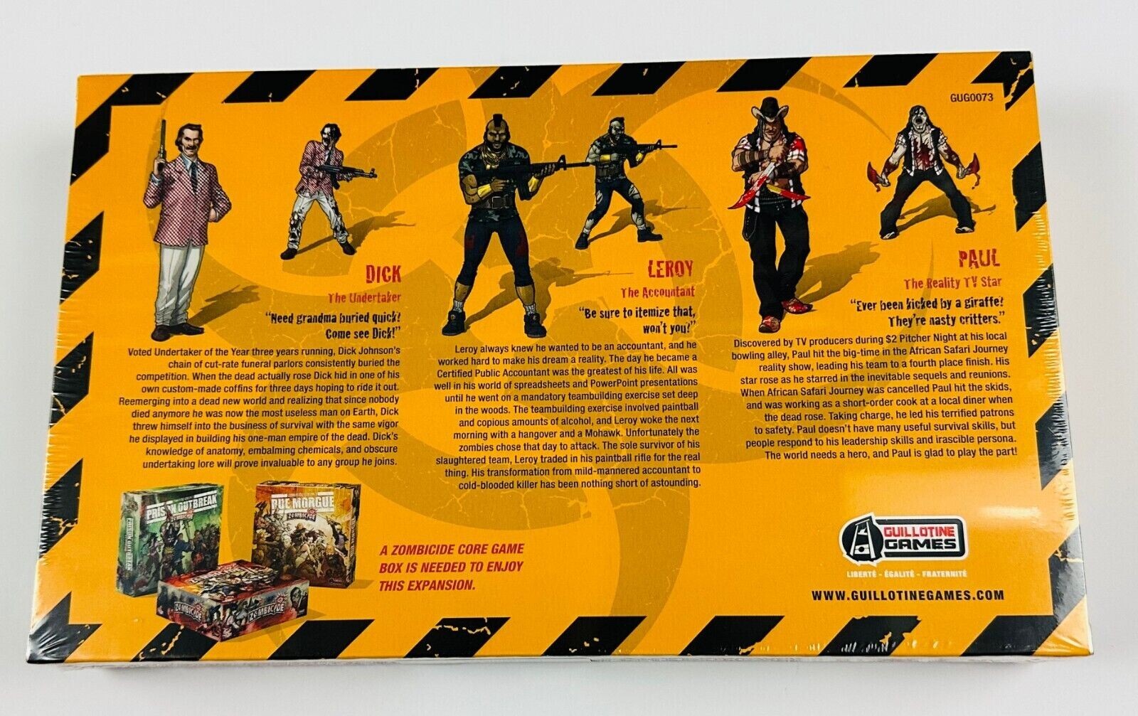 CMON Zombicide Set #5 MOUSTACHE PACK #2 Kickstarter 1ère Edition - NEUF SOUS BLISTER