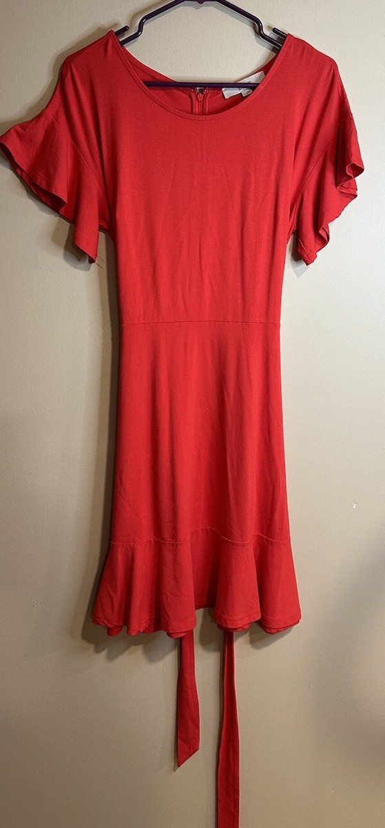 red loft dress Size XSP  snipsonline this airy light crinkle cotton dress effortlessly elevates your getaway style Dress Casual Short By Loft