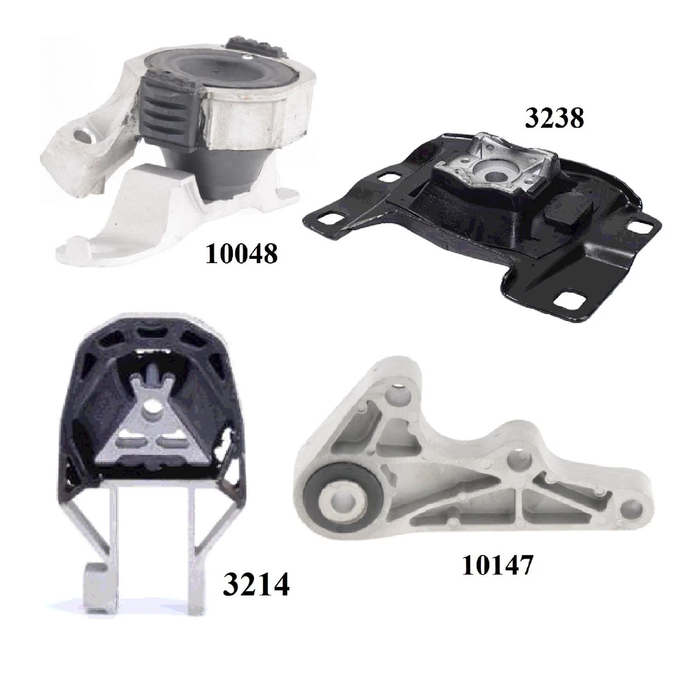 4件装电机和变速器安装适合沃尔沃S40 2.4L 升 2005-2006/C70 2.5L 升 2006 — 第 2/4 张图片