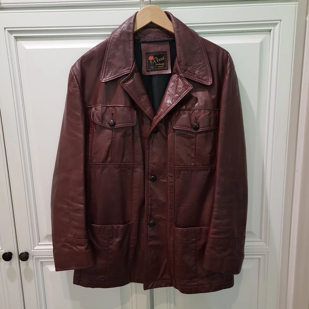 reed sportswear leather jacket products for sale | eBay