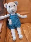 vintage Bear Plush Blue Plaid With Blue Shorts,20" SON PRETTY ,keepsake Memories — photo 4