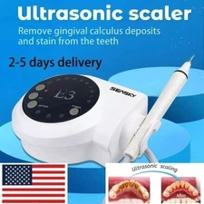 Portable Dental Ultrasonic Scaler Handpiece + 5*Tips fit Cavitron EMS WOODPECKER