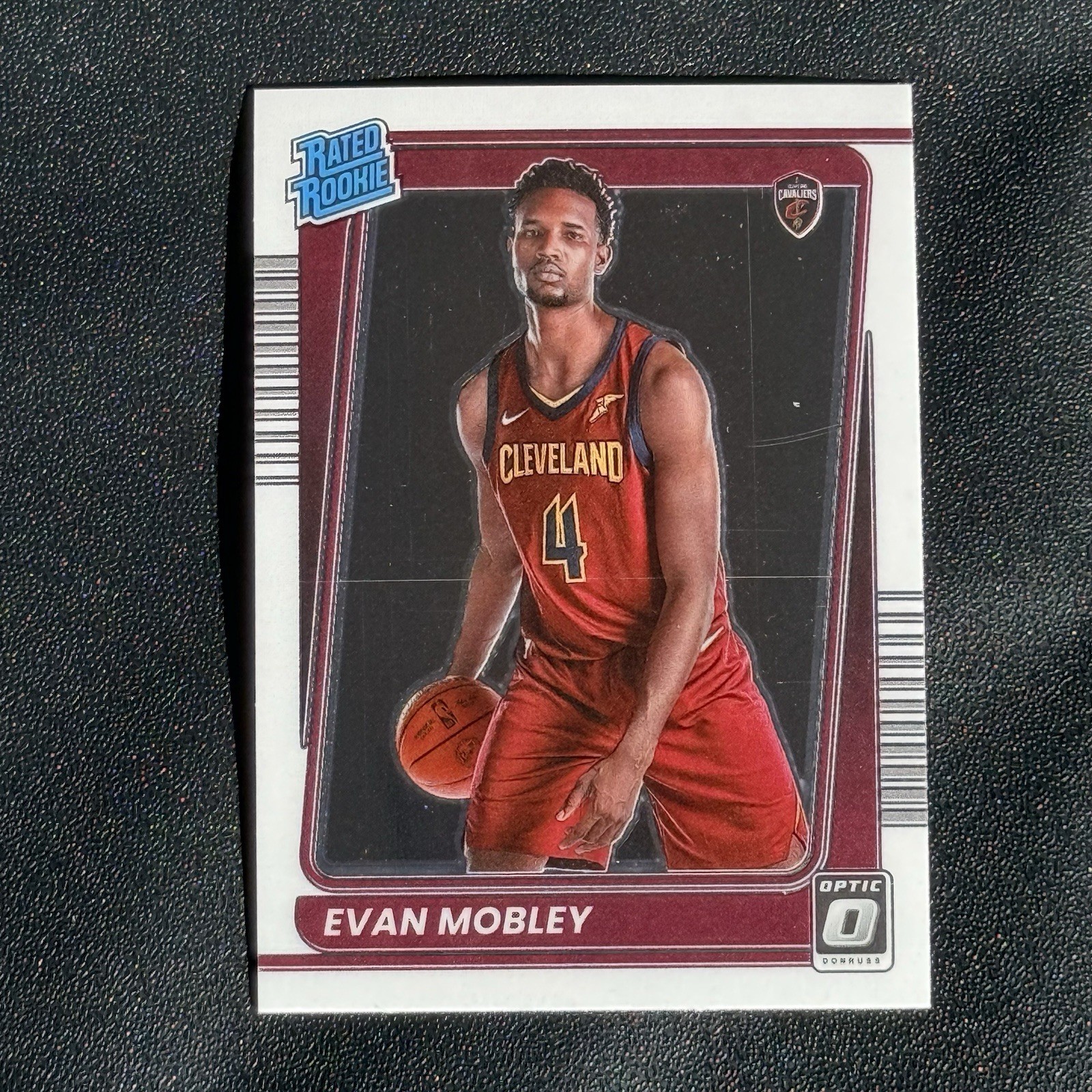 2021-22 Panini Donruss Optic #175 Evan Mobley Rated Rookie Base Cavaliers