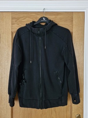 Herren C.P. Company Goggle Full-Zip Hoodie Black Jacke Size Medium Pullover.