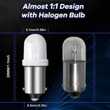 10 Stück weiße 53-300 BIRNEN LED BIRNEN 14 VOLT BAJONETT für VIEL LIONEL ZUBEHÖR