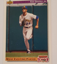 1992 Upper Deck Ken Griffey Jr. Seattle Mariners Diamond Skills Most Exciting P…