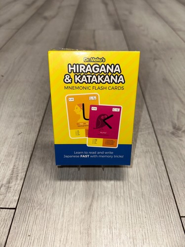 New Hiragana & Katakana Flashcards Learn Japanese Alphabet with Dr. Moku Sealed - Picture 3 of 10