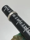Vintage Sterling Silver Size 2 Ring Band Worn Engraving