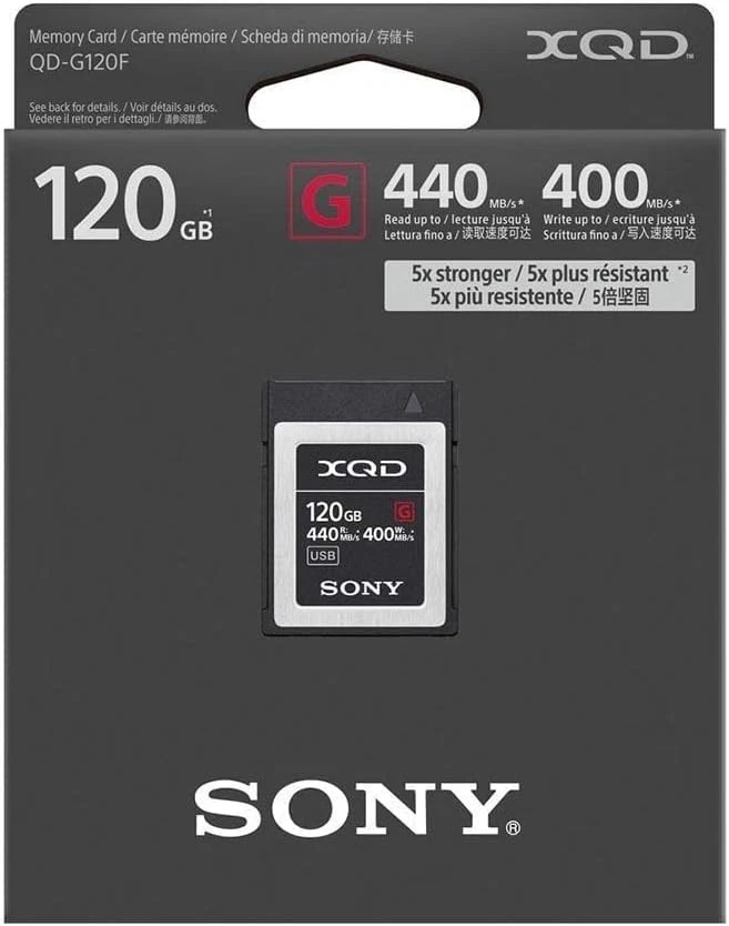 Sony Xqd G Series (5X) - R440 W400 120Gb Qdg120F NEW - Image 4 of 4