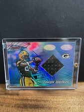 Javon Walker 2002 Bowmans Best Blue Parallel Jersey 124/399 Green Bay Packers