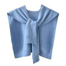 Women Sweater Shawl Wraps Knitted Knotted Travel Casual Scarf Cape Shoulder