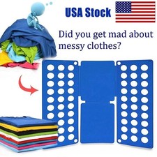 Clothes Folder Magic Folding Board Laundry T Shirt Fast Fold Flip For Adult
