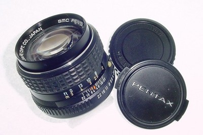Pentax 85mm F/2 SMC Portrait Pentax-M K Mount Manual Focus Objektiv - Top