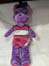Honey Girls Teegan Tiger Plush Build A Bear Plush With Cheerleader Outfit