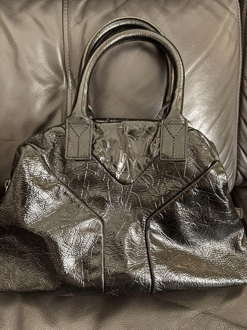 Borsa a mano Yves Saint Laurent nera con dust bag