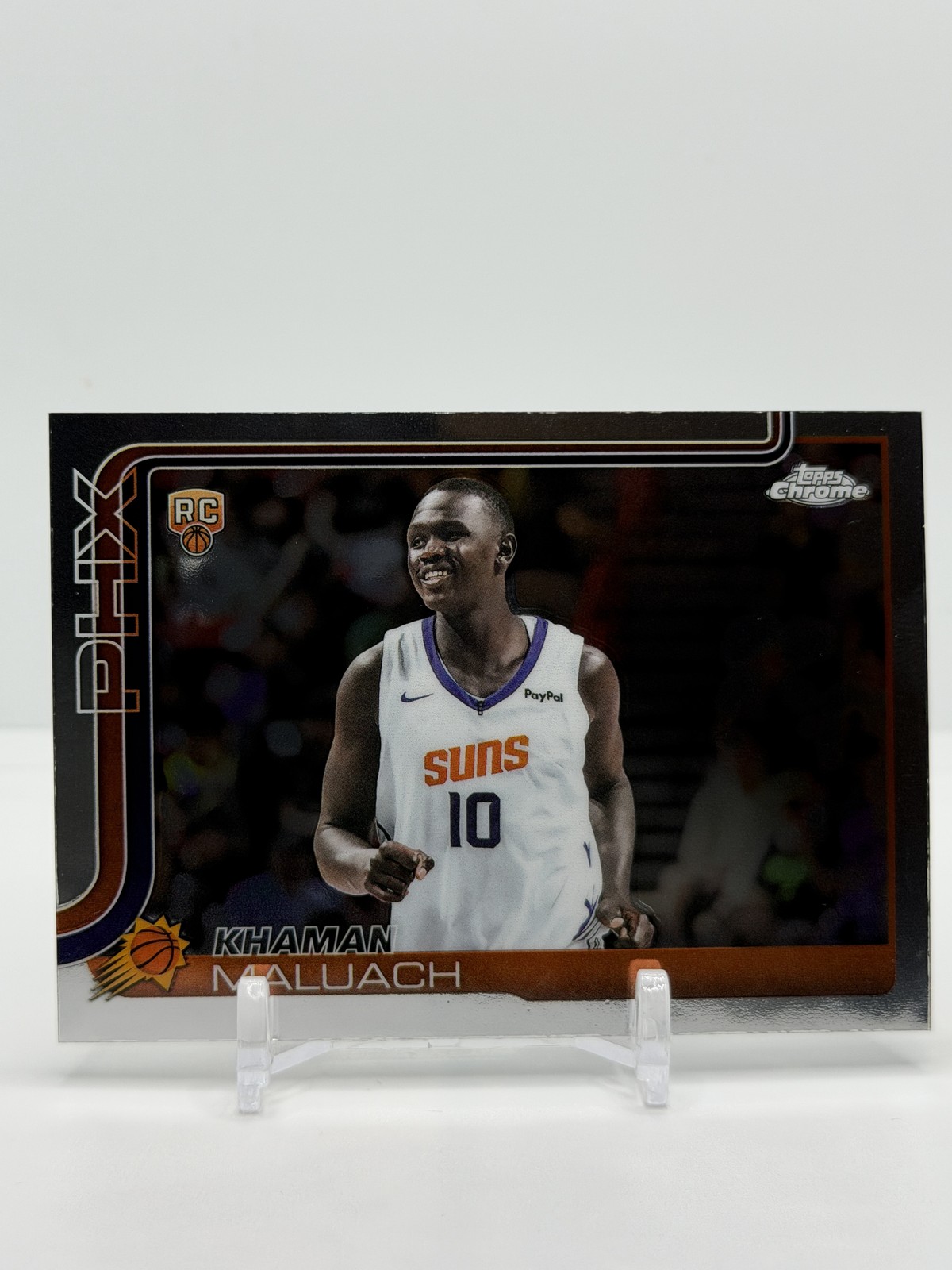 2025-26 Topps Chrome #260 Khaman Maluach RC Phoenix Suns