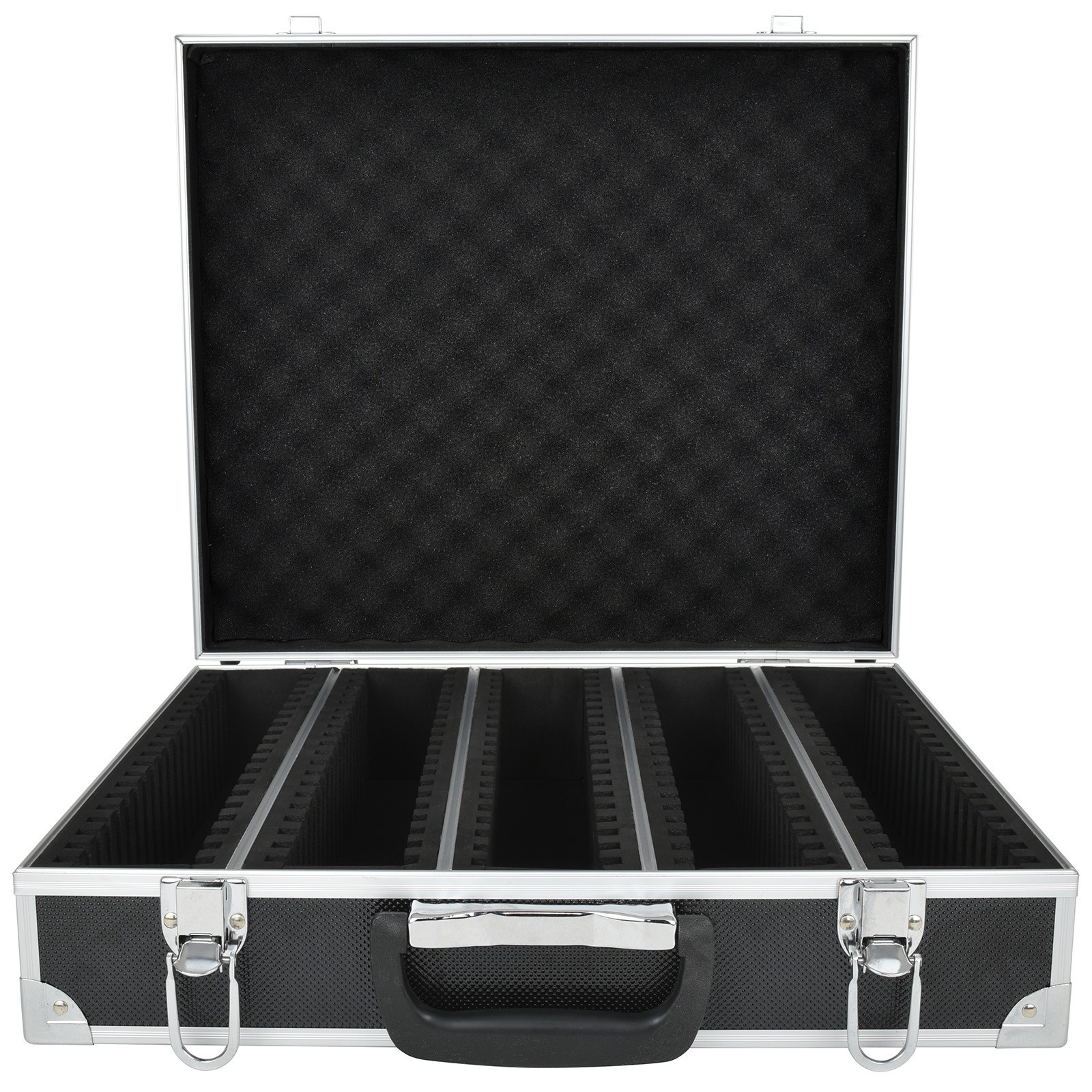 Storage & Display Aluminum Black Box Case Holds 100 PCGS NGC Coin Holders Slabs