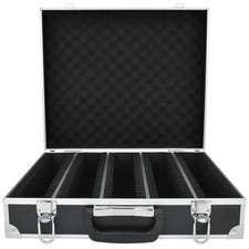 Storage & Display Aluminum Black Box Case Holds 100 PCGS NGC Coin Holders Slabs