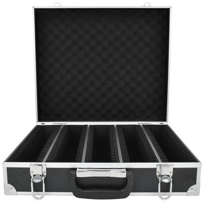 Storage & Display Aluminum Black Box Case Holds 100 PCGS NGC Coin Holders Slabs