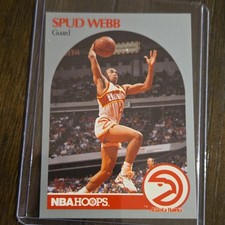 NBA Hoops Spud Webb #35 Atlanta Hawks 1990-91 Basketball Card Base Set
