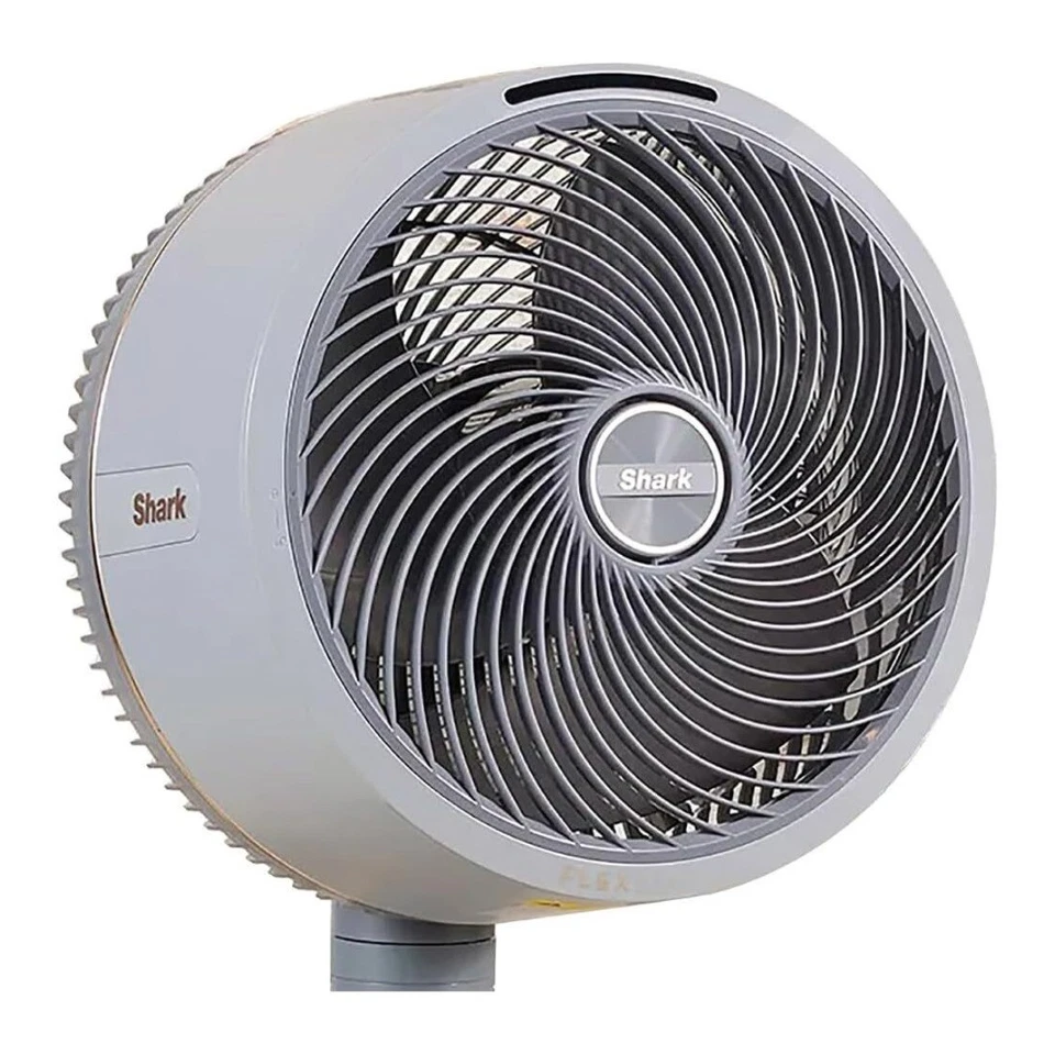 Ventilador de mesa con pedestal portátil Shark FlexBreeze - gris claro Foto 2 de 4