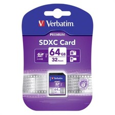 Verbatim SDXC Karte 64GB Class 10 Lesen Schreiben 104MB/s