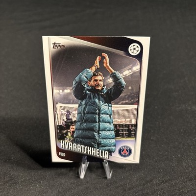 Khvicha Kvaratskhelia 2025-26 Topps UCC Image Variation Parallel SSP PSG