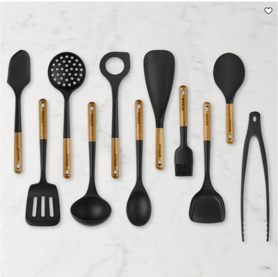 Staub Silicone Complete Utensils Set of 11   Premium Kitchen Cooking Tool Set 