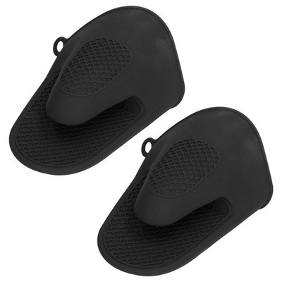 Silicone Oven Mitts Pair, Silicone Oven Mitts, 2PCS Oven Mitts Mini Thickened...
