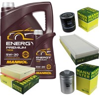 Inspektionspaket 6L Mannol Energy Premium 5W-30 FüR Audi A4 2.4 2.6 2.8 Quattro