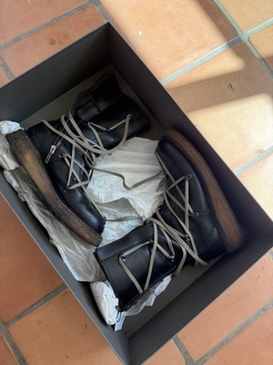 Rick Owens  Glitter  Pentagram Boots Crepe FW17