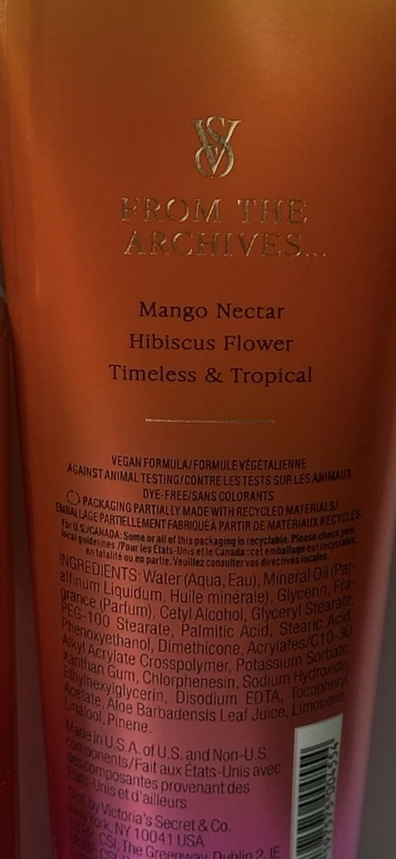 Victorias Secret Mango Temptation Body Mist & Body Lotion Set de 2 piezas Nuevo Foto 4 de 4