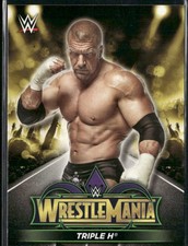 2018 Topps WWE Road To Wrestlemania #R-6 Triple H Wrestlemania 34 Roster