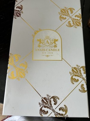 Anais Candle Golden La Vie En Rose Champagne Glass Set of 2 Etched