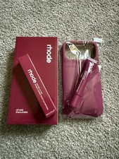 Rhode Lip Tint Silicone Case for iPhone 17 Pro , Lipgloss raspberry jelly 