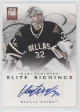 2011-12 Panini Elite Elite Signings Kari Lehtonen #62 Auto 0c3