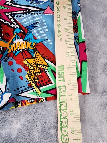 Royal and Awesome Boys Golf Shorts Medium Multicolor Cartoon Comic Birdie Eagle - Picture 7 of 8