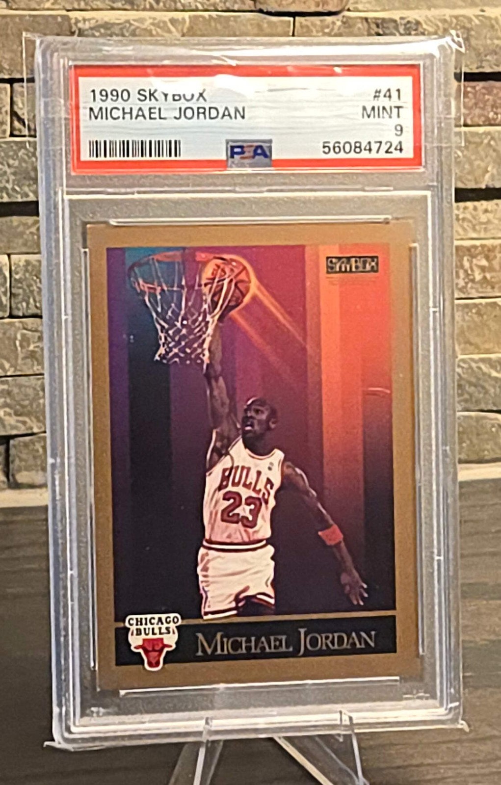 1990-91 SKYBOX MICHAEL JORDAN #41 PSA 9 MINT
